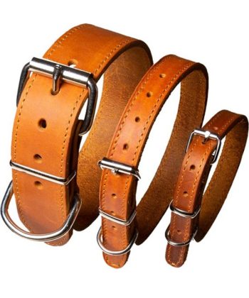 Habitat halsband vetleder cognac