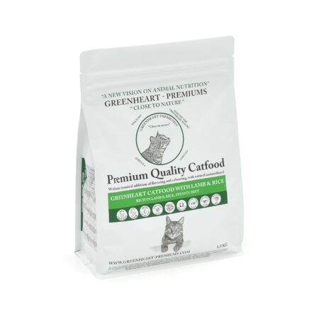 Greenheart lamb/rice katten voeding